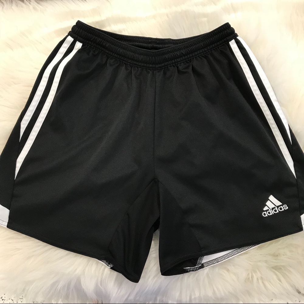 Black adidas shorts